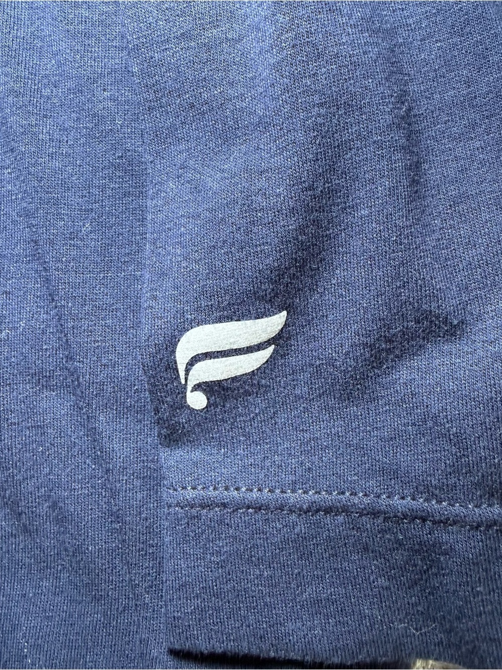 Fabletics The 24-7 Pocket Tee Shirt Mens Medium Short Sleeve Crew Neck Navy Blue - Picture 4 of 6